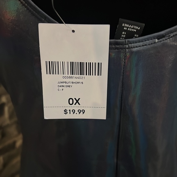 Forever 21 Plus Size Coated Cutout Romper - Picture 8 of 10